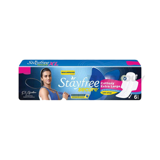 Stayfree Secure XL Cottony - 42rs (6 Unit)